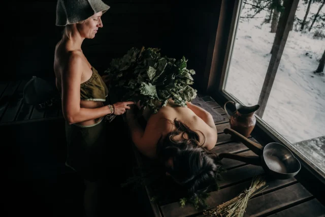 The Lithuanian sauna ritual „Pirtis“ is one of the most ancient and sacred traditions. Rooted in nature, it’s a practice of purification, connection, and renewal.Led by our Lithuanian sauna master Inga, this ritual is a highlight of the Baltic Experience Retreat in March 2026. Using birch branches (vanta), wild herbs, steam, honey, she guides you through a deeply sensory journey that supports circulation, detoxification, and relaxation — a space to soften, release, and return to balance.For centuries, people have gathered in the sauna to share stories, wisdom, and laughter. Once a sacred space for women, Pirtis today welcomes everyone: Men and women alike, to reconnect with nature, community, and self.Join us in Lithuania to experience Pirtis, to breathe, and to be part of something ancient yet alive.Learn more or book your spot via link in bio.#iceandyoga #saunaritual #saunamaster #traditionalsauna #retreat #lithuania #wellness