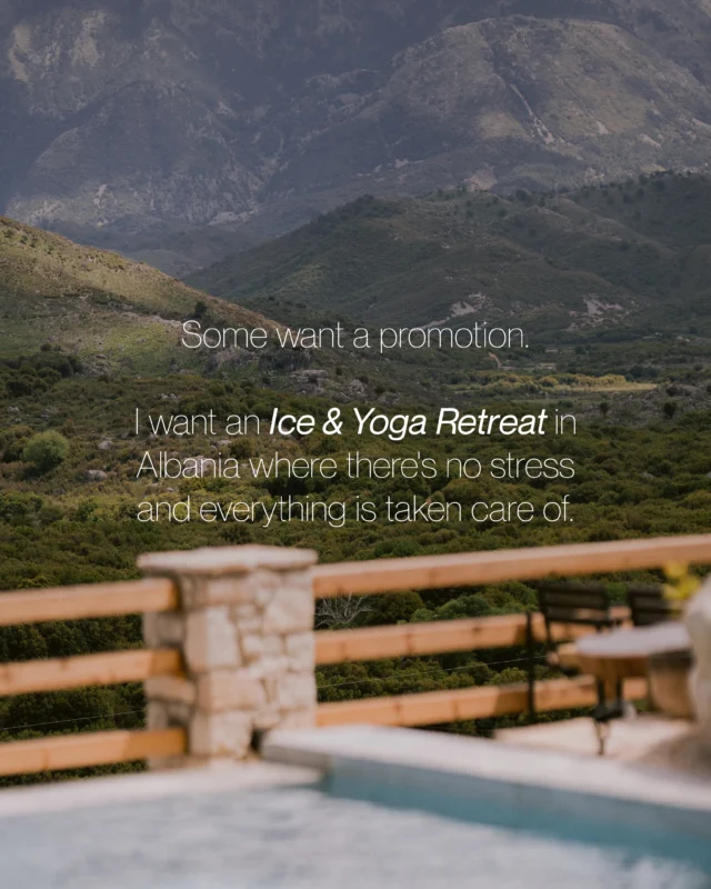 This is your sign to take a break. We organise the stays, the routes, and the rhythm of the days. The perfect organised trip for the woman who usually organises everything.📍 Vlorë, Albania with a small group | October 5-10Link in bio to book your spot.#iceandyoga #retreat #albaniaYour home @villa_si_eraCold plunge.Yoga with @fabienneschwab.yogaSoul food from @chuchipotpourriYour room.Place to relax.Quiet meeting place of nature and history.Link in bio to book your spot.