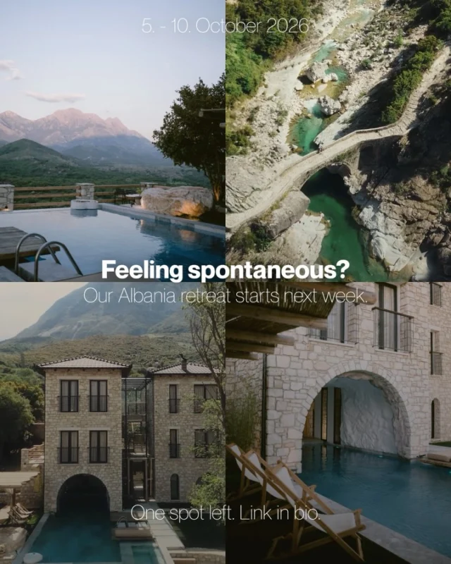 Feeling spontaneous? There’s still time to join us in Albania, 5–10 October.Cold plunges, daily yoga, TCM session and workshop with @akupressur_madlenchrista, good company, no overthinking required.Safe your spot via the link in bio before it’s gone.#IceAndYoga #AzureHorizon #AlbaniaYour home @villa_si_era 🤍Boat trip with @lunaboat_trips_vlore 🌊Cold plunge with @eggernives 🩵Nourishing food from @chuchipotpourri ✨Yoga with @fabienneschwab.yoga 🤍📍Vlorë, Albania
DM us if you’d like to know more.